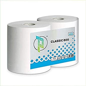 Bobina industriale da 800 strappi pura cellulsa conf. 2 pz