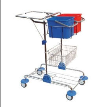Carrello “TECNO 110” in acciaio cromato