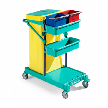 Carrello ” GREEN 0″ portasacco e portasecchi