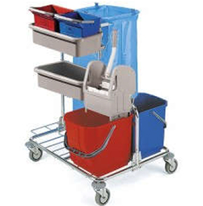 Carrello “TECNO 20” multiuso in acciaio cromato
