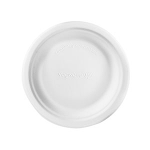 Piatti piani monouso BIOCOMPOSTABILI conf. 50 pz.
